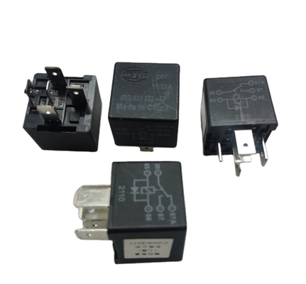Hella Relay 4RD 933 332-09 5 PIN 24V Ανταλλακτικά Κατασκευαστικής Μηχανής 10/20A For SANY